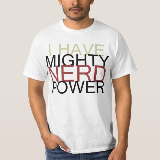 T-shirt Puissance Nerd (Devant)
