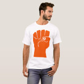 T-shirt Puissance Orange (Devant entier)