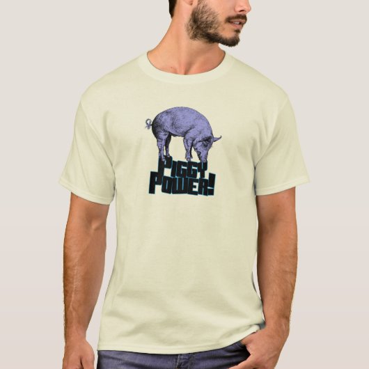 T-shirt Puissance porcine ! (Devant)