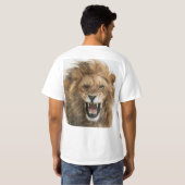 T-shirt Puissance Primitive 003 – Lion (Dos entier)