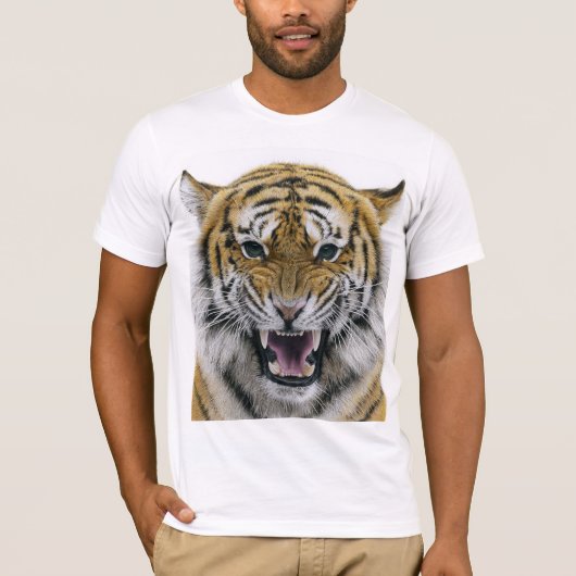 T-shirt Puissance Primitive 004 – Tigre (Devant)