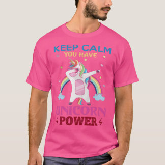 T-shirt PUISSANCE UNICORNE DE CALME kEEP