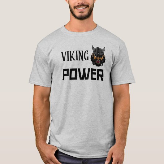 T-shirt Puissance viking (Devant)