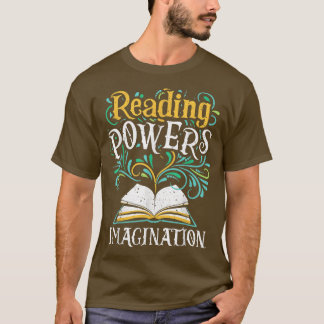 T-shirt Puissances de lecture Imagination Bookworm Livres 