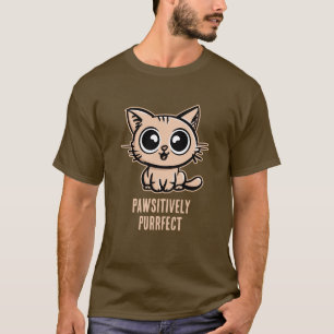 T-shirt Puissant, Beau Manga Kitten