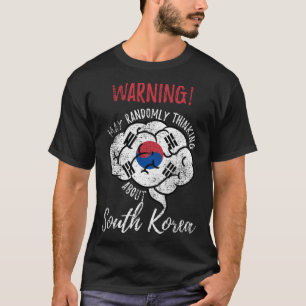 T-shirt Puisse Penser Au Hasard À La Corée Du Sud Corée Du