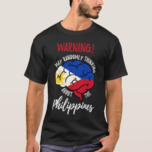 T-shirt Puisse Penser Au Hasard À La Philippine R Philippi (Devant)