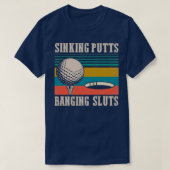 T-shirt Puits de golf Sinking (Design devant)