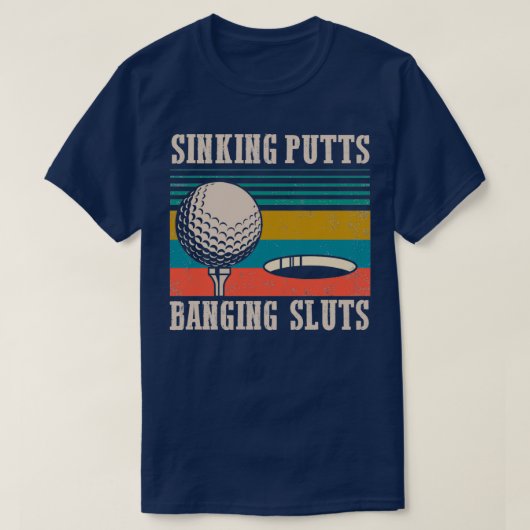 T-shirt Puits de golf Sinking (Design devant)
