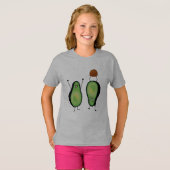 T-shirt Puits vert encourageant drôle d'appui renversé (Devant entier)