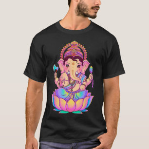 T-shirt Puja hindou Ganesha Dieu éléphant Inde Méditation