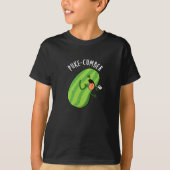 T-shirt Puke-cumber Funny Concomber Pun Dark BG (Devant)