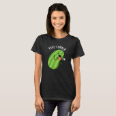 T-shirt Puke-cumber Funny Concomber Pun Dark BG (Devant entier)