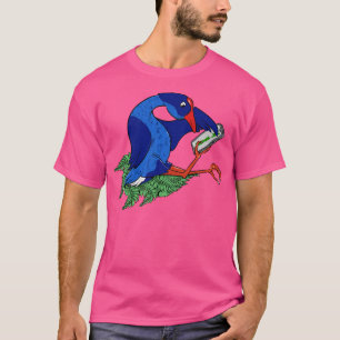 T-shirt Pukeko avec Mobile Phone