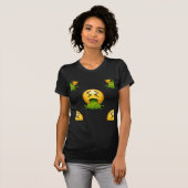 T-shirt puking émoji (Devant entier)