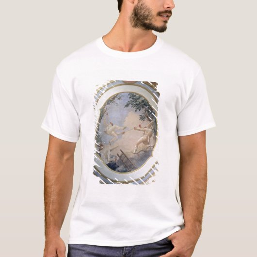 T-shirt Pulcinella sur une oscillation, 1797 (fresque) (Devant)