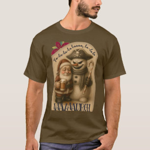 T-shirt Pull Christmas Santa pirate bonhomme de neige bièr