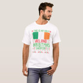 T-shirt Pull Irlandais de Noël laid (Devant entier)