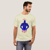 T-shirt Pull Or Quit Hardcore Bodybuilding Motivation Gear (Devant entier)