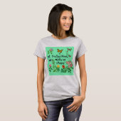 T-shirt Pulling Weeds Me Rend Heureux ! Chemise femme (Devant entier)