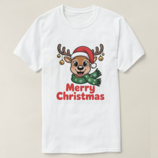 T-shirt PulloverMignonneRenneDeNoëlJoyeuxNoël