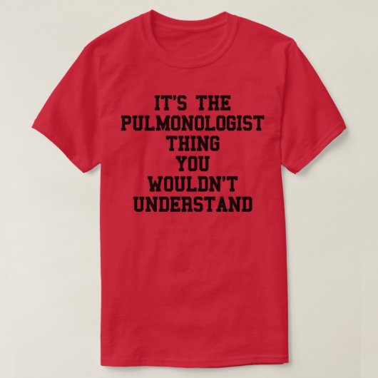 T-shirt PULMONOLOGUE Dit 2 (Design devant)