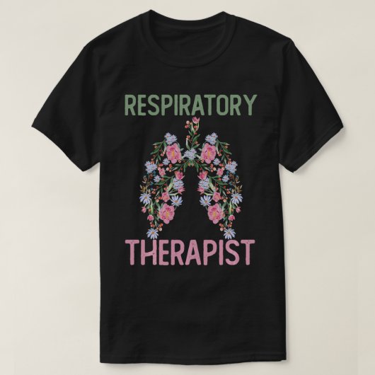 T-shirt Pulmonologue pour thérapeute respiratoire 4 (Design devant)