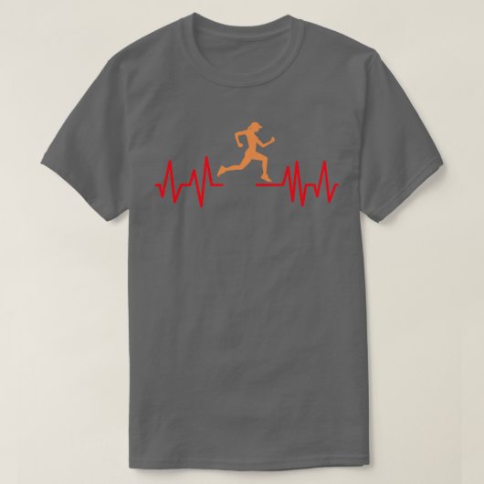 T-shirt Pulse and Running Woman (Design devant)