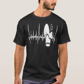 T-shirt Pulse cardiaque de pirate aaa (Devant)