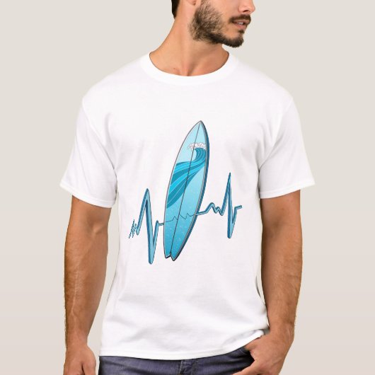 T-shirt Pulse de la vague (Devant)