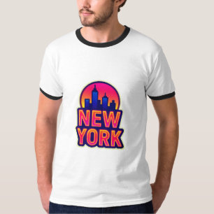 T-shirt Pulse urbaine : Lumières de New York