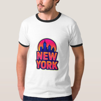 T-shirt Pulse urbaine : Lumières de New York