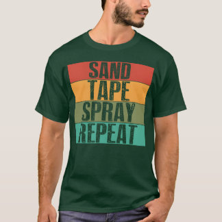 T-shirt Pulvérisateur de Sandape Répéter Peintre de carros