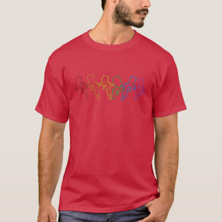 T-shirt Pulvérisation de voiture arc-en-ciel LGBT pour véh
