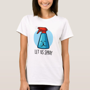 T-shirt Pulvérisons Drôle Praying Bottle Pun