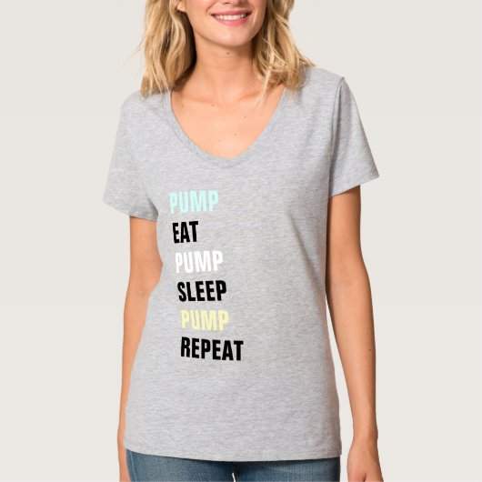 T-Shirt « Pump & Repeat » (Devant)