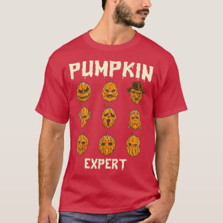 T-shirt Pumpkin Expert Scary Movies Halloween
