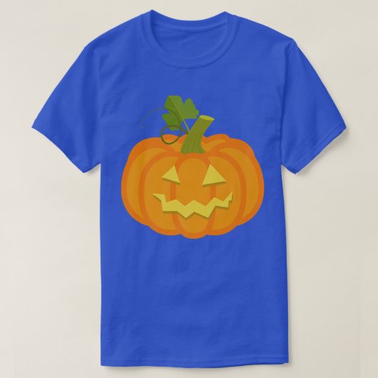 T-shirt Pumpkin Jack O' Lantern Face, Evil Smile, Hallowee (Design devant)