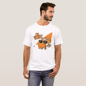 T-shirt Pumpkin Pie Security Guard Funny Thanksgiving Over (Devant entier)