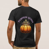 T-shirt Pumpkin Queen - Royal Autumn Crown (Dos)