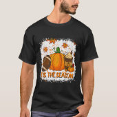 T-shirt Pumpkin Sce Football Tis The Season Fall Thanksgiv (Devant)