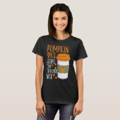 T-shirt Pumpkin Spice Keeps This Teacher Nice Fall Hallowe (Devant entier)