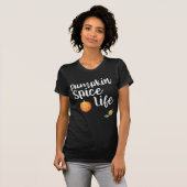 T-shirt Pumpkin Spice Life 2- Impression Blanche (Devant entier)