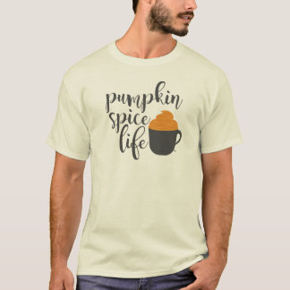 T-Shirt Pumpkin Spice Life | Café Automnal Mignon
