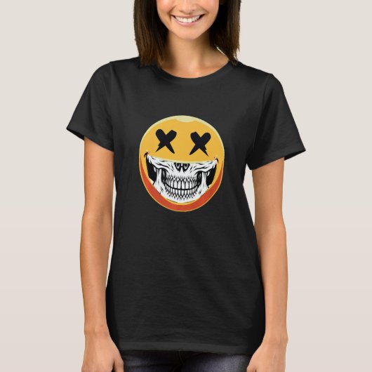 T-shirt Pumpkin Spider With Spider Web Grusel House Forest (Devant)