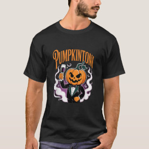 T-shirt Pumpkintoni Classy Halloween Meme Citrouille Gentl