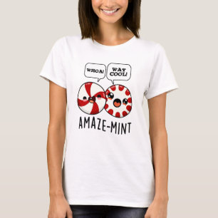 T-shirt Pun à menthe drôle à la menthe