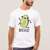 T-shirt Pun Avoca-go amusant Avocado (Devant)