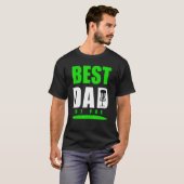 T-shirt Pun Best Papa By Disk Golf Pour Frisbee Golf Fath  (Devant entier)