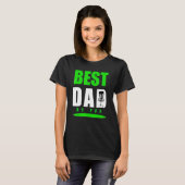 T-shirt Pun Best Papa By Disk Golf Pour Frisbee Golf Fath  (Devant entier)